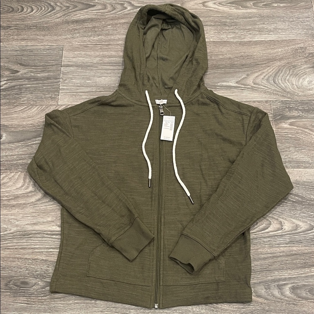 NWT! Maurices Textured Full Zip Hoodie